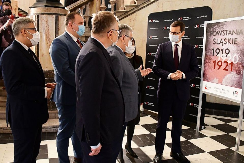 Uroczyste otwarcie wystawy poświęconej Powstaniom Śląskim - galeria