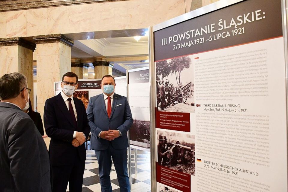 Uroczyste otwarcie wystawy poświęconej Powstaniom Śląskim - galeria