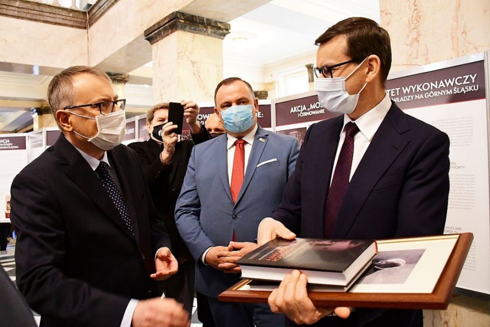 Uroczyste otwarcie wystawy poświęconej Powstaniom Śląskim - galeria