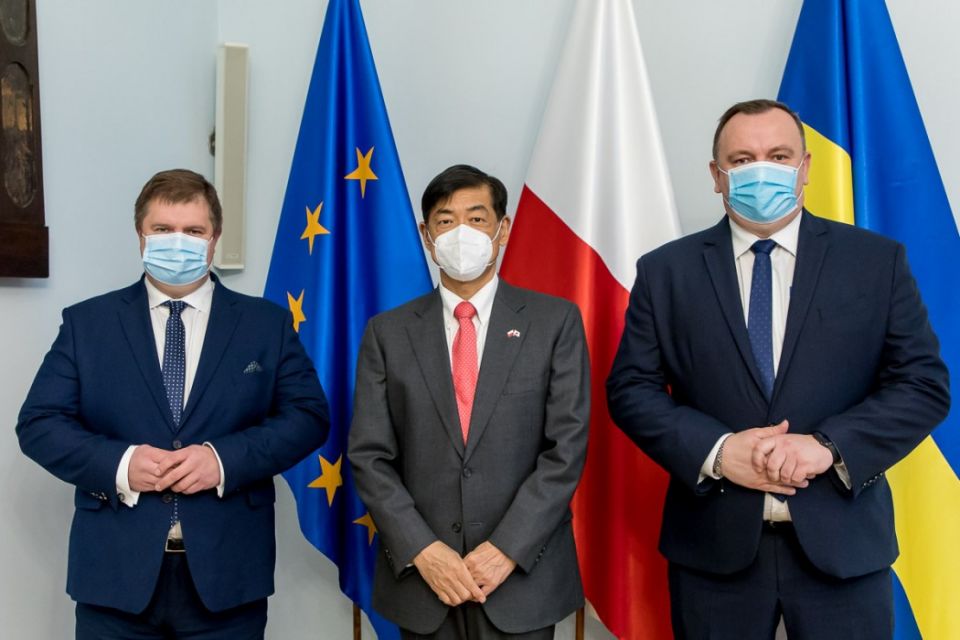 Ambasador Japonii Akio Miyajima z wizytą w województwie śląskim - galeria