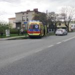 Niebezpieczne zdarzenie na DK78. Kolizja z udziałem karetki w Zawierciu. - galeria