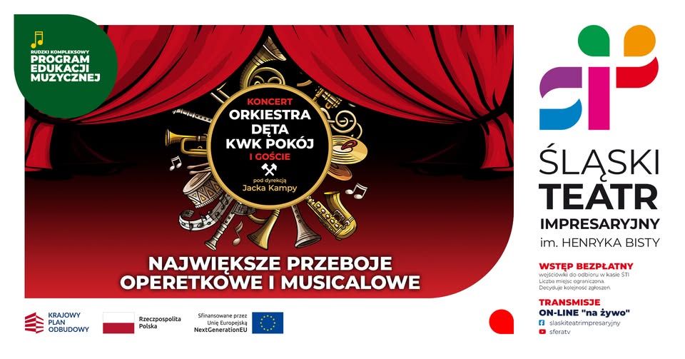 Kopiowanie i rozpowszechnianie zdjęć bez zgody autora zabronione. ORKIESTRA DĘTA KWK POKÓJ I GOŚCIE - koncert - galeria
