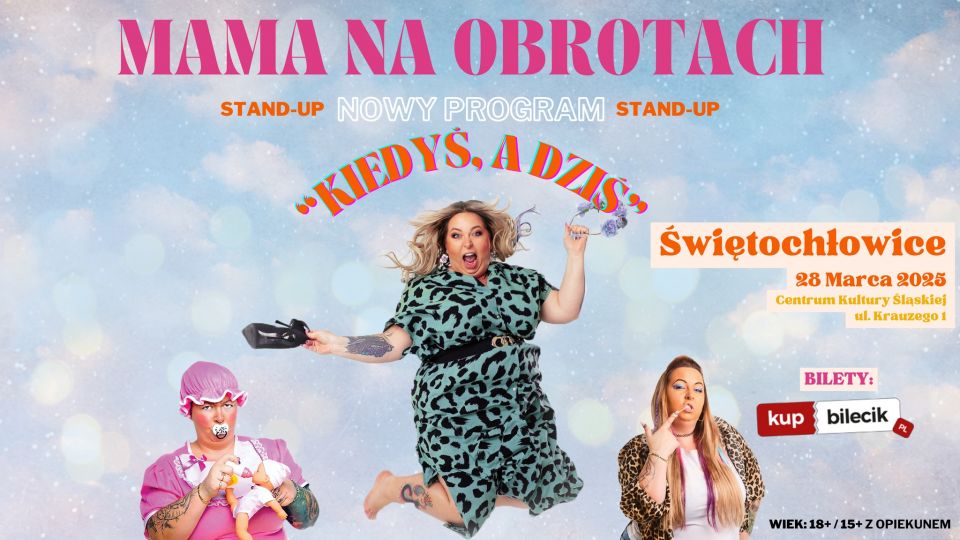 Kopiowanie i rozpowszechnianie zdjęć bez zgody autora zabronione. Stand-up Mama Na Obrotach "Kiedyś, a dziś" - NOWY PROGRAM 2024 - galeria
