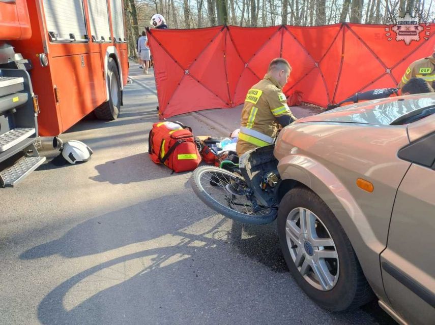 Wypadek w Gorzycach: 11-latek z ciężkimi obrażeniami - galeria