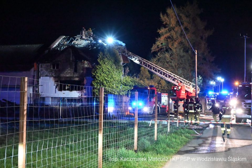 Tragiczny pożar w Pszowie. Nie żyje pięć osób - galeria
