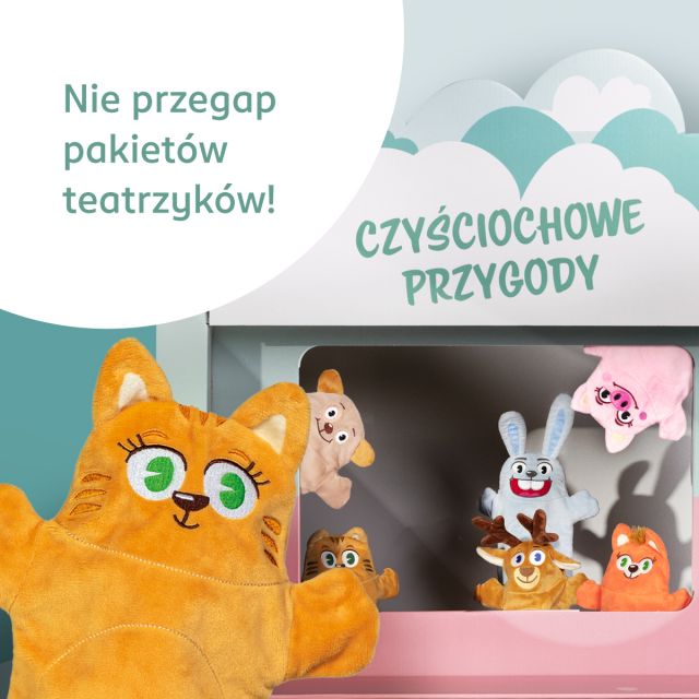 Czyściochowa Akademia - darmowy gigapakiet z teatrzykiem i pacynkami dla dzieci  - galeria