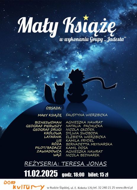 Kopiowanie i rozpowszechnianie zdjęć bez zgody autora zabronione. SPEKTAKL „MAŁY KSIĄŻĘ” - galeria