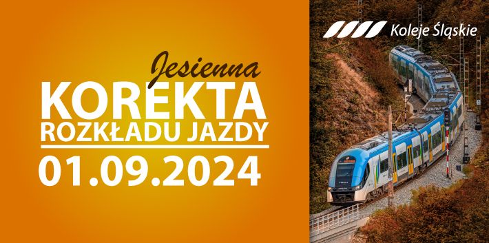 Kopiowanie i rozpowszechnianie zdjęć bez zgody autora zabronione. Jesienna korekta rozkładu jazdy Kolei Śląskich - galeria