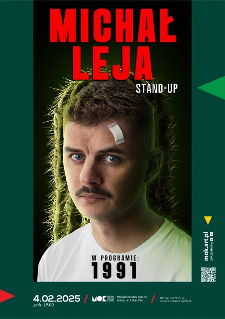 Kopiowanie i rozpowszechnianie zdjęć bez zgody autora zabronione. MICHAŁ LEJA – „1991” - stand-up comedy - galeria