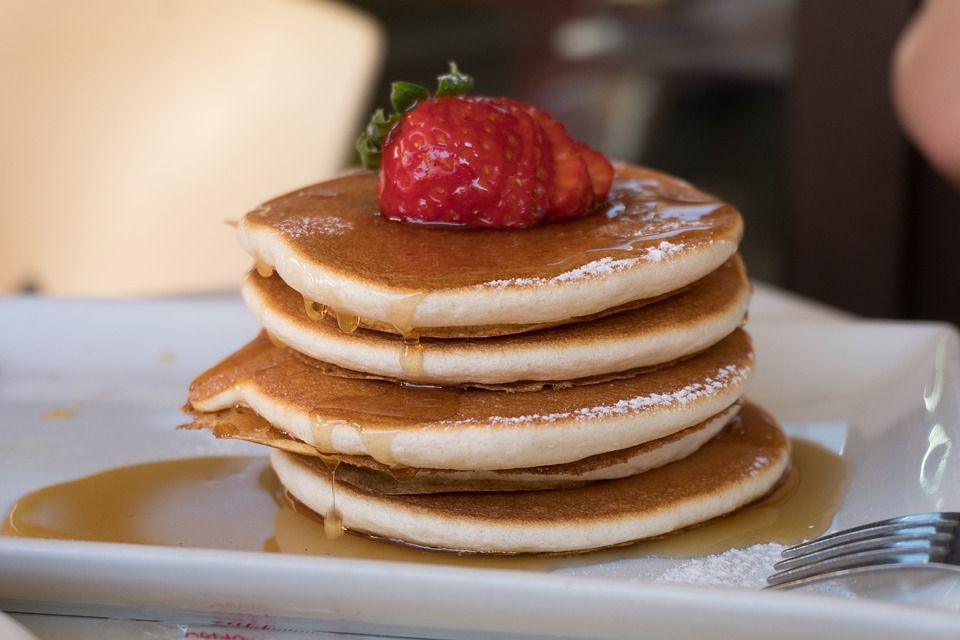 Pancakes z truskawkami - galeria