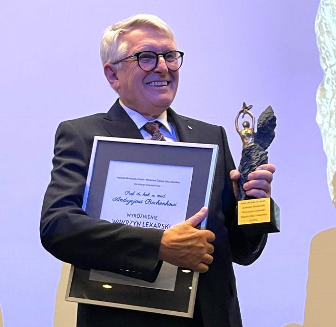 Kopiowanie i rozpowszechnianie zdjęć bez zgody autora zabronione. Ikona polskiej kardiochirurgii nagrodzona! Prof. Andrzej Bochenek z Wawrzynem Lekarskim - galeria