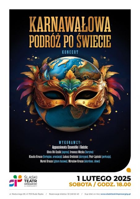 Kopiowanie i rozpowszechnianie zdjęć bez zgody autora zabronione. KARNAWAŁOWA PODRÓŻ PO ŚWIECIE - koncert - galeria