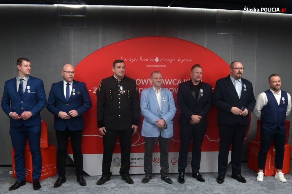 Śląski policjant Zasłużony dla Zdrowia Narodu - galeria