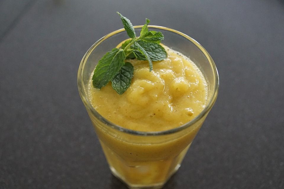 Zielony koktajl z mango - galeria